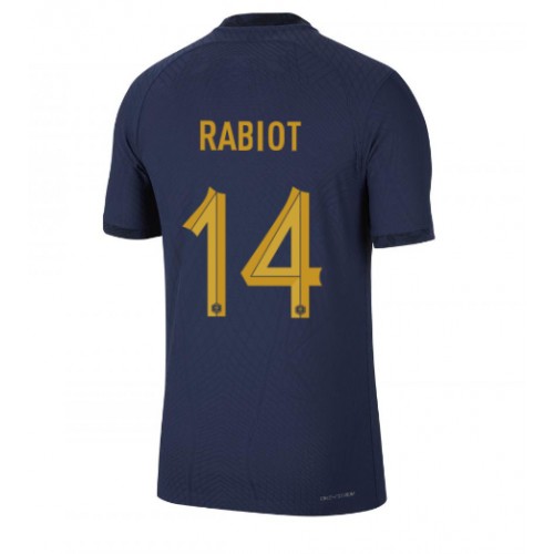 Echipament fotbal Franţa Adrien Rabiot #14 Tricou Acasa Mondial 2022 maneca scurta